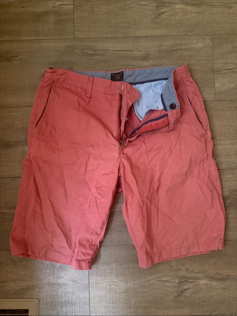 J. Crew Coral Cotton Chino Hybrid Shorts